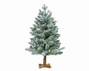 Aspen Mini Tree Snowy Glitter Blue Berries Indoor, Green/White D.45 cm x H.75 cm image
