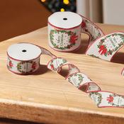 63mm Merry Wreath Premium Ribbon 3m image