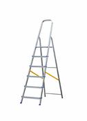 6 Tread Buildworx Aluminium Step Ladder image