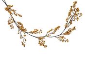 Ocre Gold Pearlised Glitter Garland 130cm image