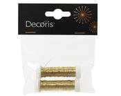 Gold Craft Wire on Plastic Spool – 2 x 600cm image