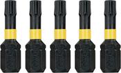 DeWalt Impact Torsion Bits TX30 x 25mm (Pack 5)