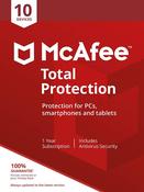 McAfee Total Protection | 10 Devices | 1 Year Subscription