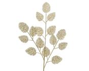 Gold Leafy Spray on Stem H.88cm