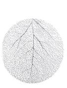 Placemat – Gold or Silver with Open Leaf Design d38cm