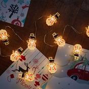 10 ClipCard Snowman String Lights BO image