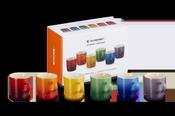 Le Creuset Rainbow Set of 6 Espresso Mugs