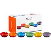 Le Creuset Rainbow Set of 6 Coupe Cereal Bowls