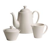 Belleek Ripple Beverage Set