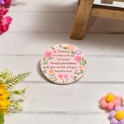 Bright And Beautiful Ceramic 'Granny' Coaster Set of 4 in Box 10x10cm image