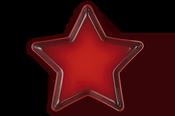 Le Creuset Stoneware 36cm Star Platter Cerise