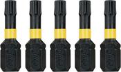 DeWalt Impact Torsion Bits TX25 x 25mm (Pack 5)