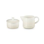 Le Creuset 300ml Milk &amp; 250ml Sugar Set Meringue
