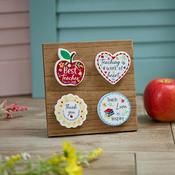 Teacher Mixed Shape Magnet 4 Asstd Wording