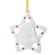 Belleek Santa Star Barnardos Ornament image