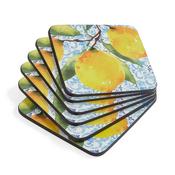 Amalfi Lemons Coasters - Set of 6