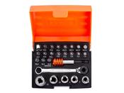 Bahco 2058 Ratchet Socket Set 1/4