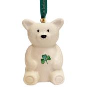 Belleek Teddy Ornament NEW image
