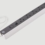 Brennenstuhl 1.5m Trailing Lead (5 Gang) | XMS26EXTLEAD image