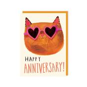 Charley Rabbit (Delights) – Happy Anniversary Cat Card