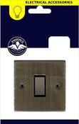 Chrome Nickel 1 Gang 2 Way Switch image