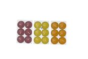 Citronella Candle Wax Tealight Box 6, Assorted Colours