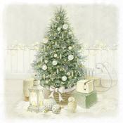Cozy Christmas Eve Lunch Napkins