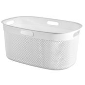 Curver Laundry Basket White 45L