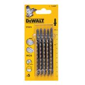 DEWALT HCS Wood Jigsaw Blades Pack of 5 T144DP image