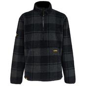 DeWalt Deansway 1/4 Zip Check Printed Sherpa Fleece