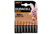 Duracell Plus AAA Battery Pack 8 PK | XMS24BAT3A8 image