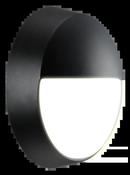 Eco Round Eyelid Bulkhead IP54 10W 4000K 400lm B/W Trim