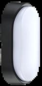 Eco Oval Bulkhead IP54 10W 4000K 700lm (B/W Trim)