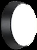 Eco Round Bulkhead IP54 10W 4000K 700lm (Black/White Trim)