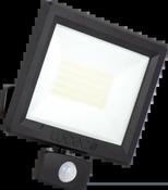 Luceco Essence 50W PIR Floodlight D2D Override 1m Cable Black
