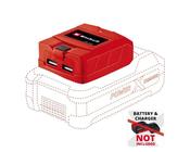 Einhell Power X-Change 18V Cordless USB Bank Charger - Bare Unit image