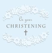 Cardboutique Christening Blue