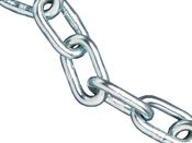 Posamo Welded Link Chain 4.0mm ZP C4 (Sold by Meter)