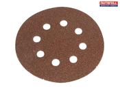 Faithfull H &amp; L Sanding Discs Did3 125Mm Coarse Pak of 5