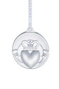 Claddagh Embossed Flat Hanging Ornament image