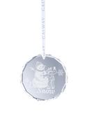 Galway Crystal Let It Snow Round Hanging Ornament image