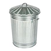 Galvanised Bin 90L United image
