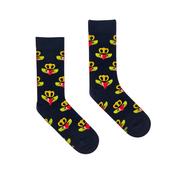 Galway Claddagh Ring Socks Black 3-7 Irish Humour Socks image
