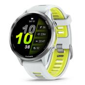 Garmin Forerunner 970 Whitestone/Amp Yellow| 49-GAR-010-02969-11 image