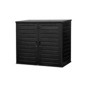Gartect Black Wheelie Bin Storage with Lid 1170L image