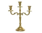 Gold Aluminium Candleholder – 30cm image