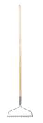 Green Craft 14 Tooth Bow Head Soil Rake