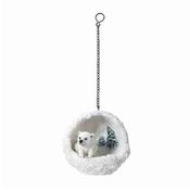 Hanging Polar Bear Mini Snowball G - 6cm image
