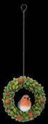 Hanging Robin Floral Wreath G image