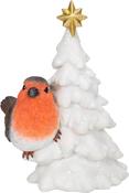 Hanging Robin On Xmas Tree G image